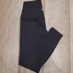 Yoga Pants With Reflective Logo